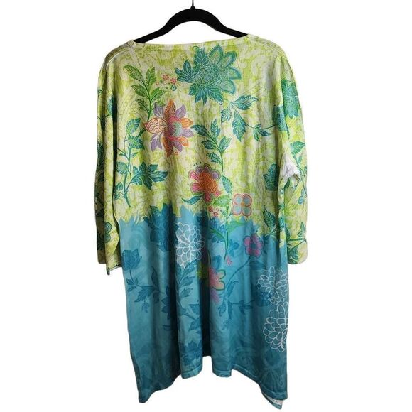 Artisans Vibrant 3/4 Sleeve Lightweight Bird Nature Enthusiast Top Size XL - Picture 10 of 10